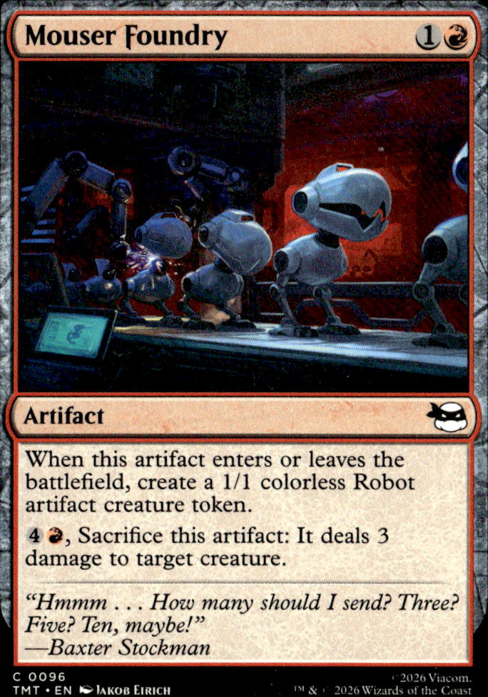 Teenage Mutant Ninja Turtles #96 Mouser Foundry