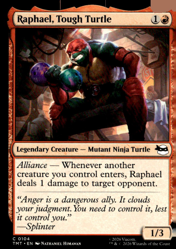 Teenage Mutant Ninja Turtles #104 Raphael, Tough Turtle