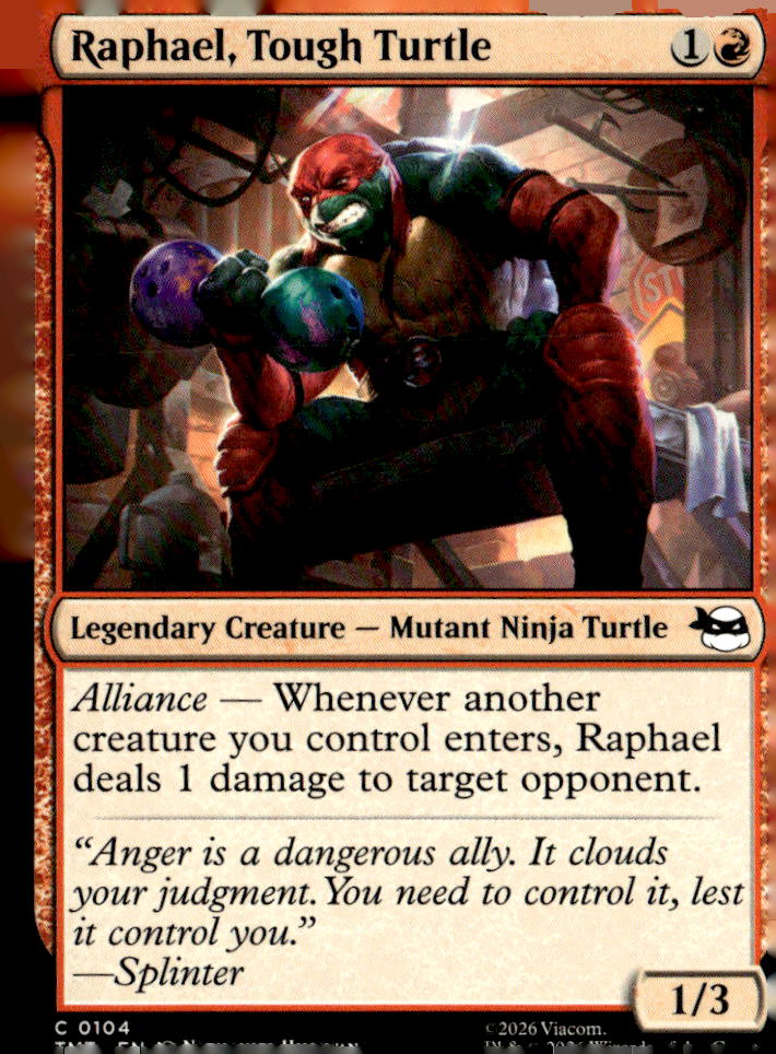 Teenage Mutant Ninja Turtles #104 Raphael, Tough Turtle