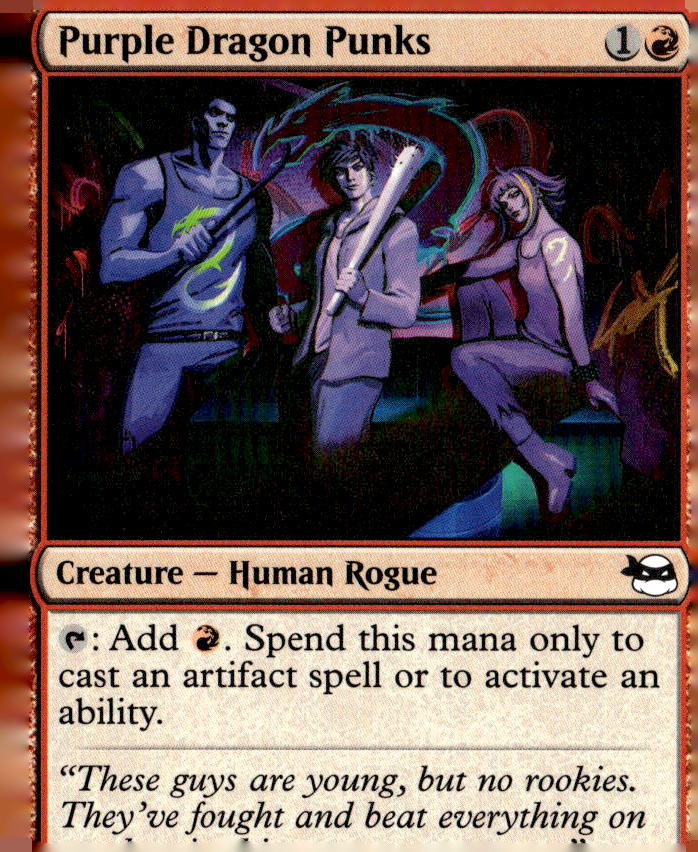 Teenage Mutant Ninja Turtles #100 Purple Dragon Punks