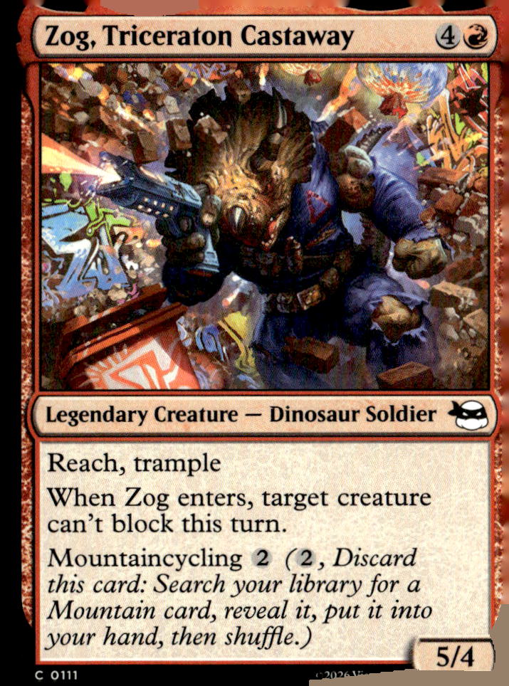 Teenage Mutant Ninja Turtles #111 Zog, Triceraton Castaway