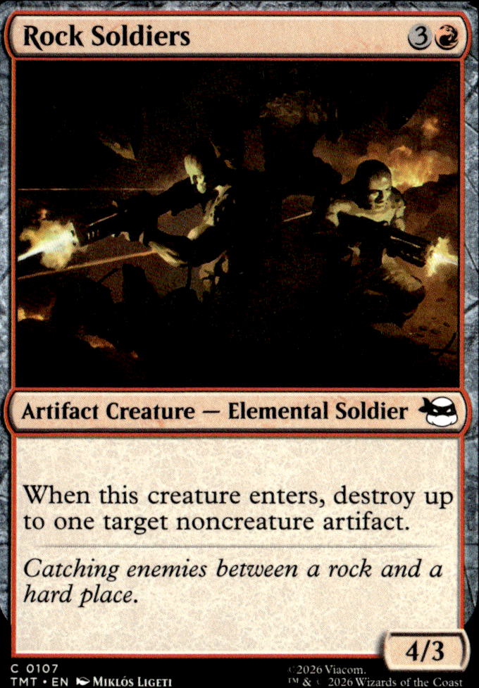 Teenage Mutant Ninja Turtles #107 Rock Soldiers