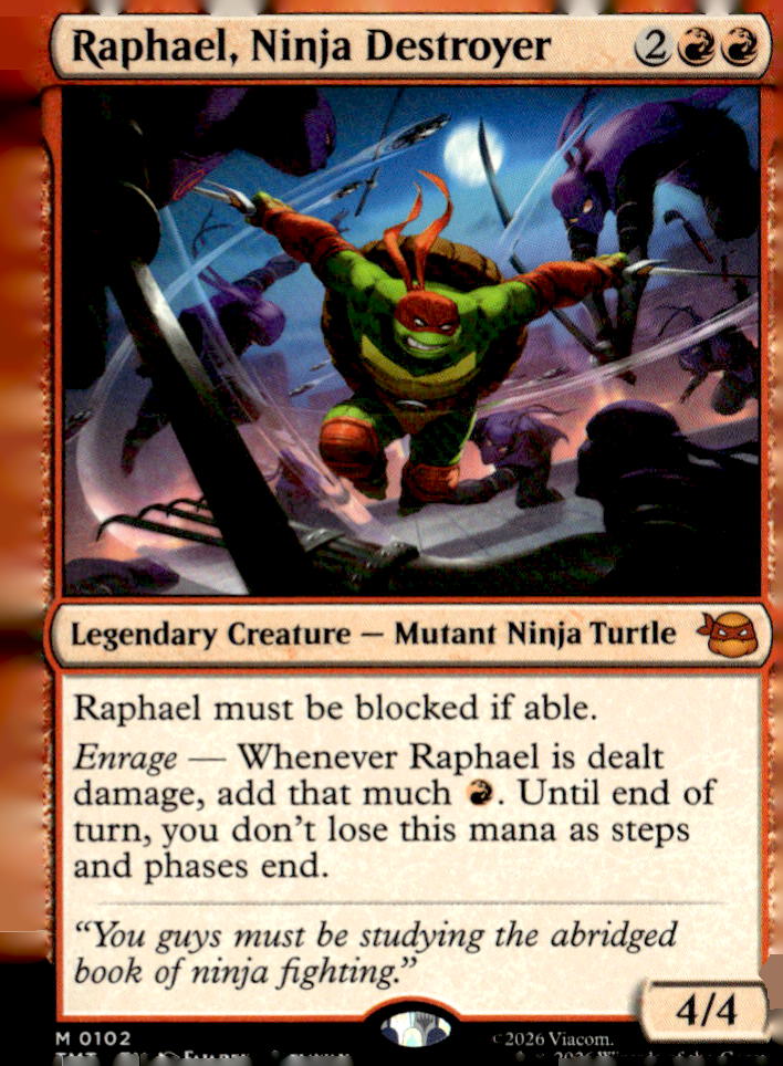 Teenage Mutant Ninja Turtles #102 Raphael, Ninja Destroyer