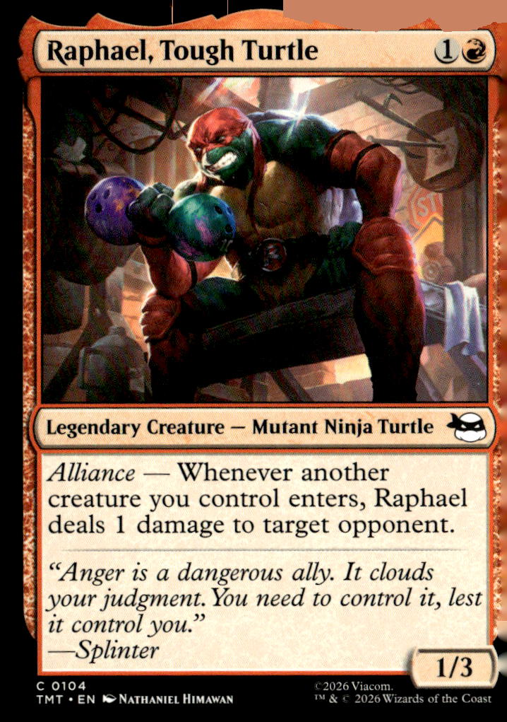 Teenage Mutant Ninja Turtles #104 Raphael, Tough Turtle