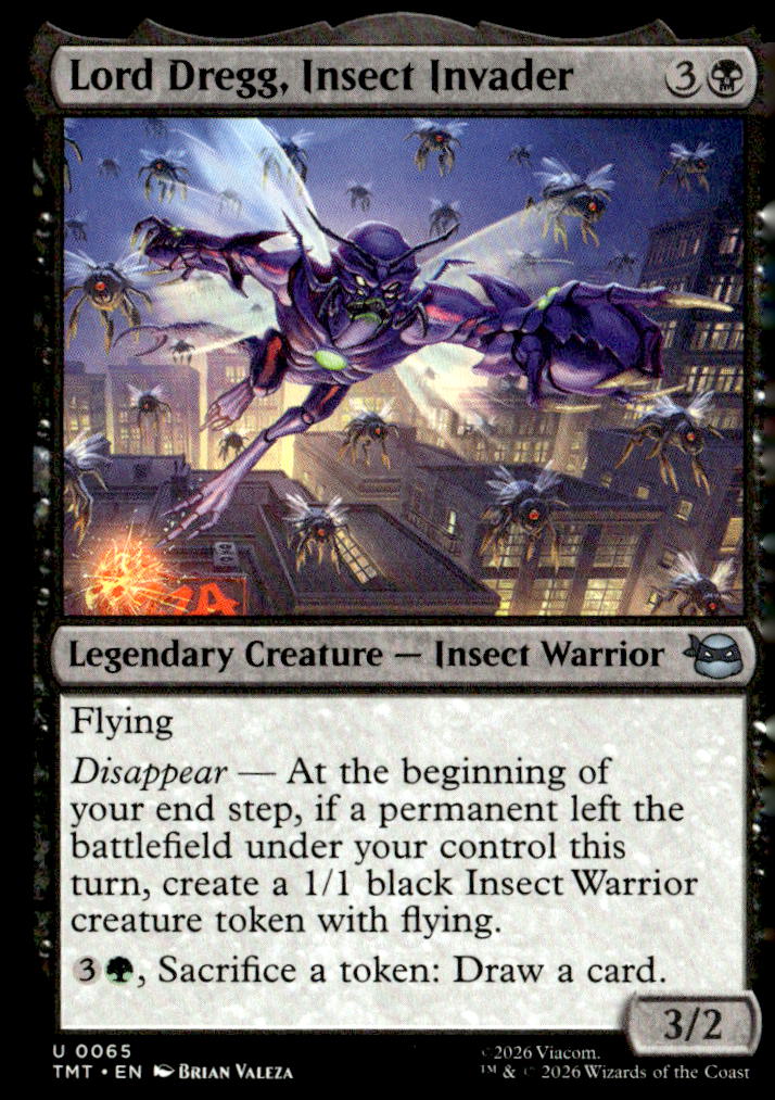 Teenage Mutant Ninja Turtles #65 Lord Dregg, Insect Invader