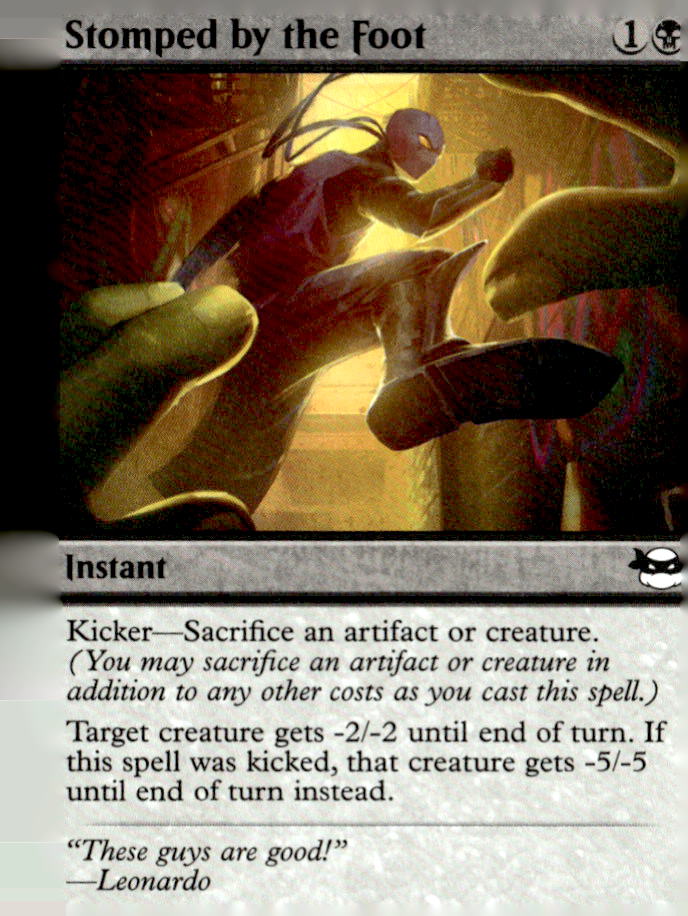 Teenage Mutant Ninja Turtles #82 Stomped by the Foot