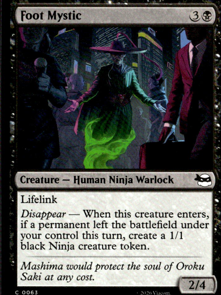 Teenage Mutant Ninja Turtles #63 Foot Mystic