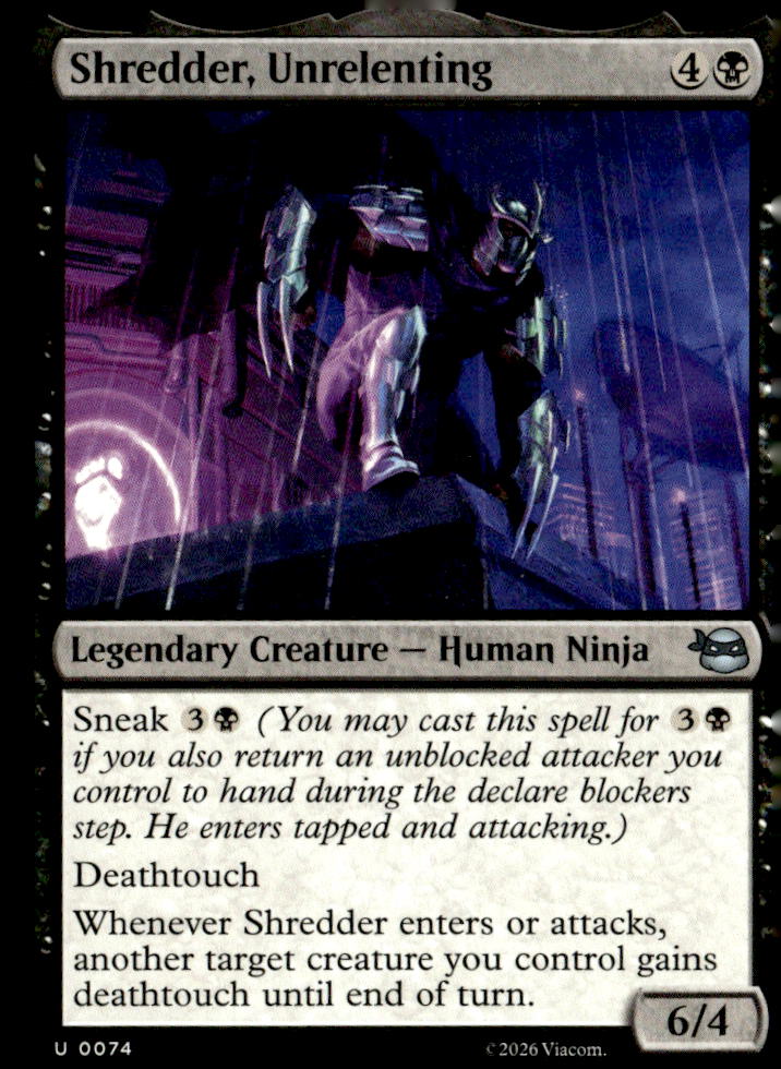 Teenage Mutant Ninja Turtles #74 Shredder, Unrelenting