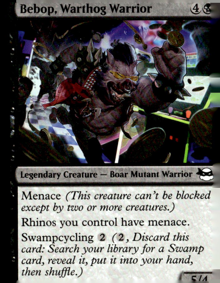 Teenage Mutant Ninja Turtles #59 Bebop, Warthog Warrior