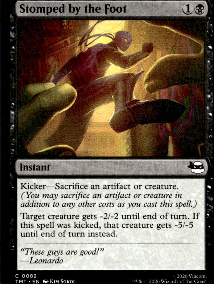 Teenage Mutant Ninja Turtles #82 Stomped by the Foot