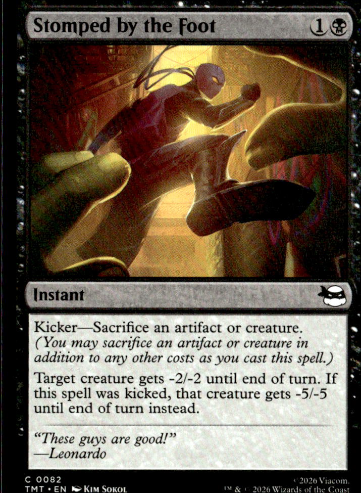 Teenage Mutant Ninja Turtles #82 Stomped by the Foot