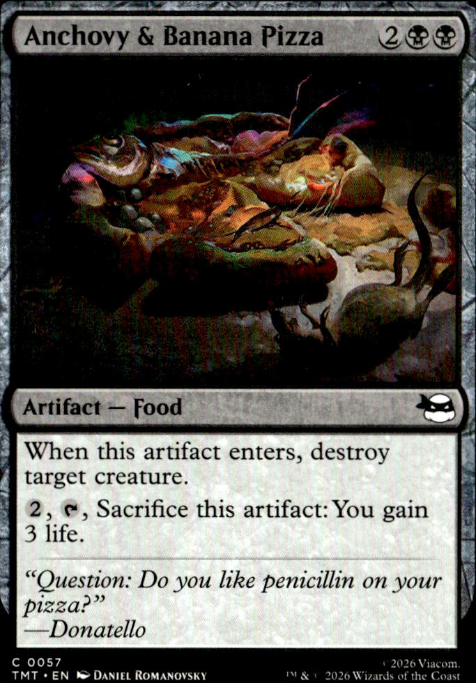Teenage Mutant Ninja Turtles #57 Anchovy & Banana Pizza