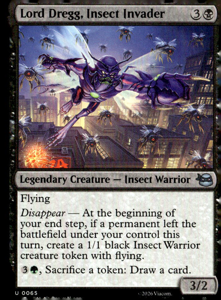 Teenage Mutant Ninja Turtles #65 Lord Dregg, Insect Invader