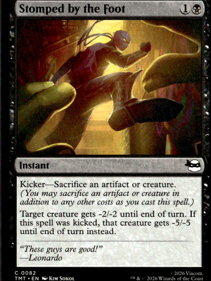 Teenage Mutant Ninja Turtles #82 Stomped by the Foot