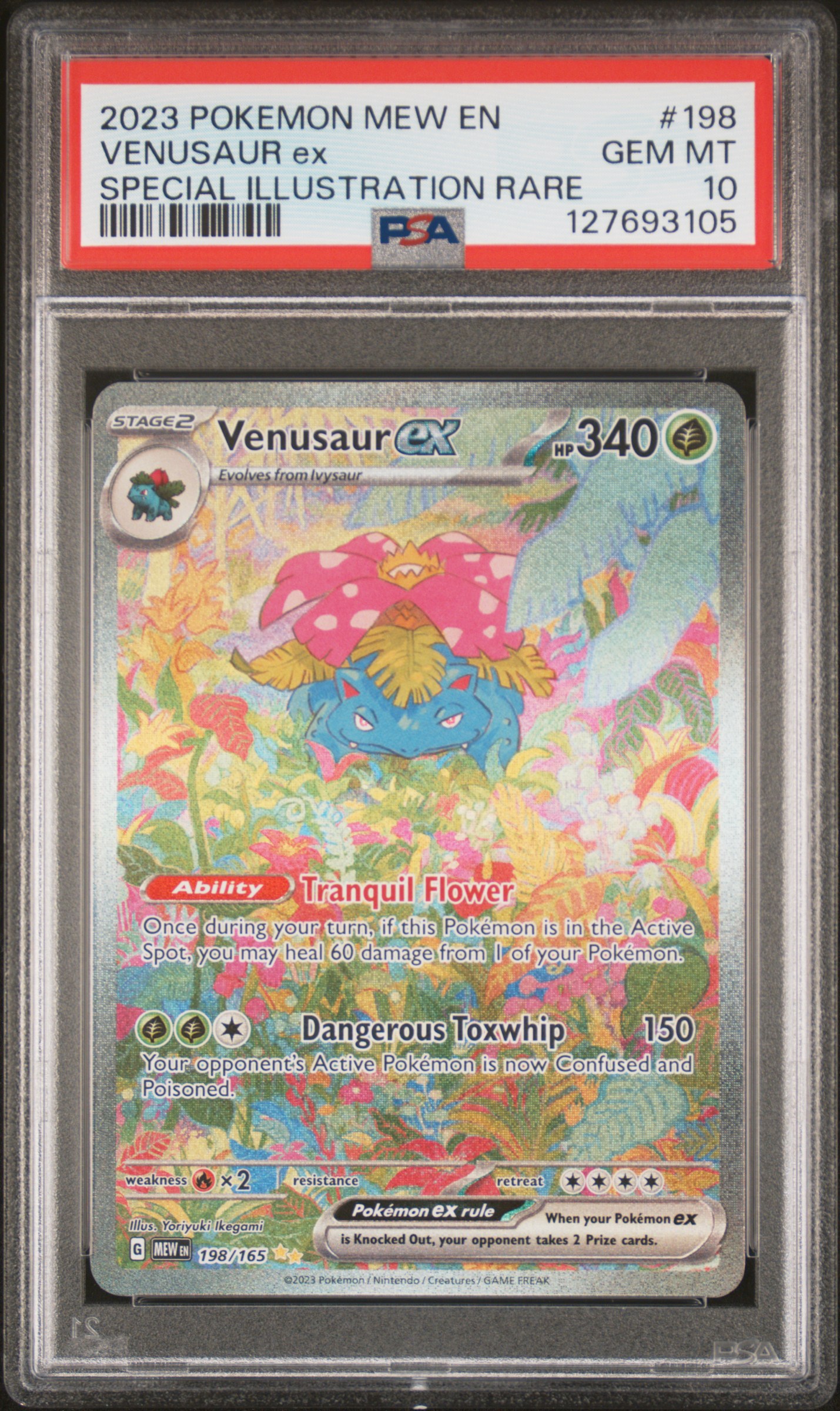 Venusaur ex Special Illustration Rare - 198 — PSA 10