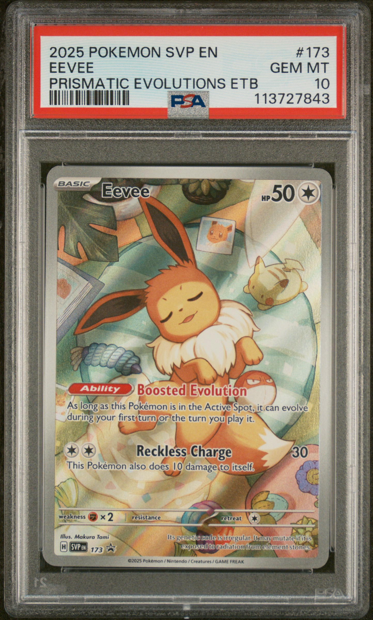 Eevee Promo (Prismatic Evolutions ETB) - SVP 173 — PSA 10