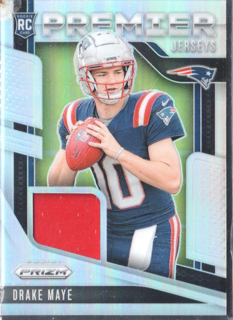 2024 Panini Prizm #PJ-DME Drake Maye Premier Jerseys