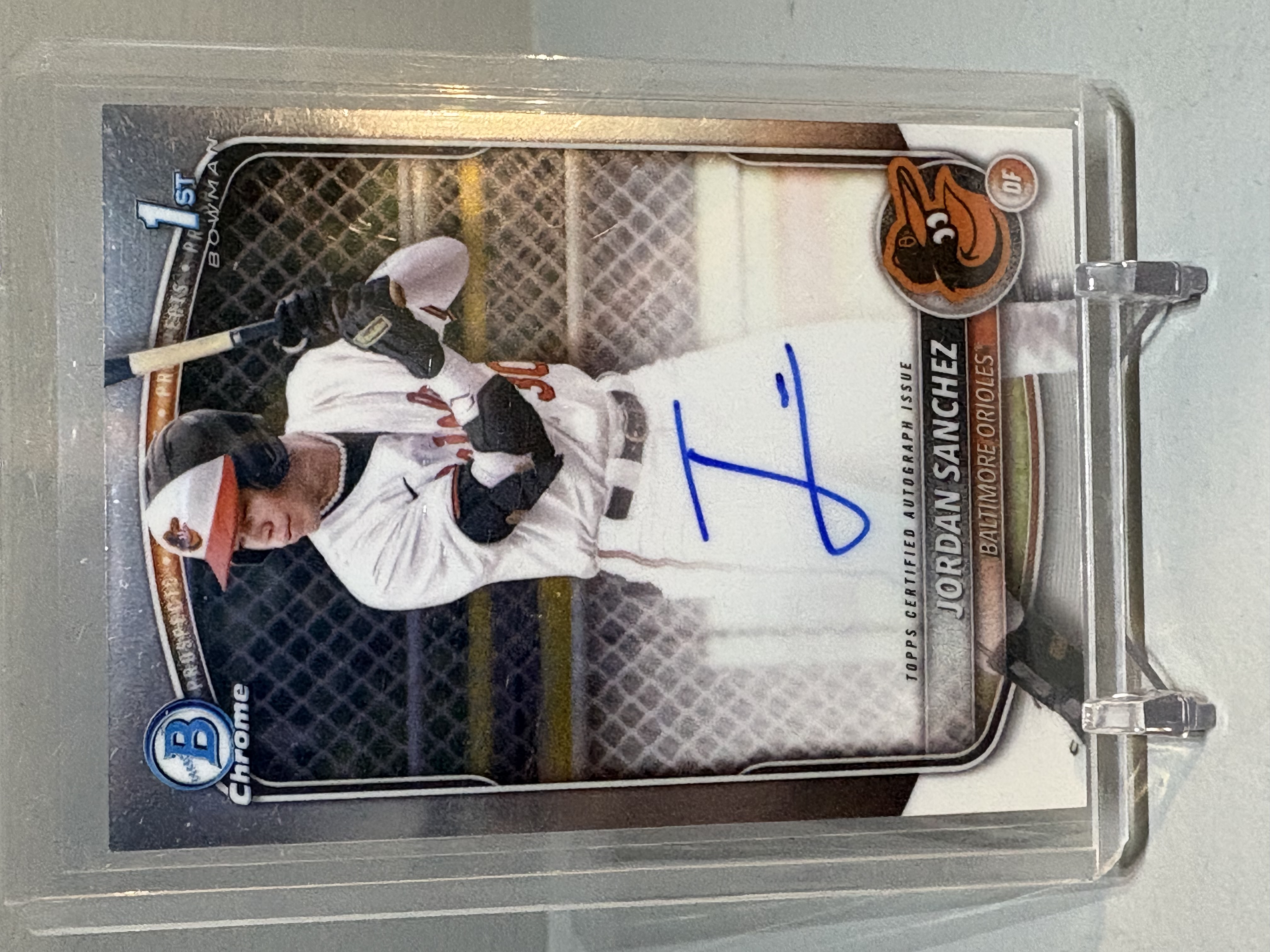 2025 Bowman Chrome #CPA-JOS Jordan Sanchez Prospect Autographs