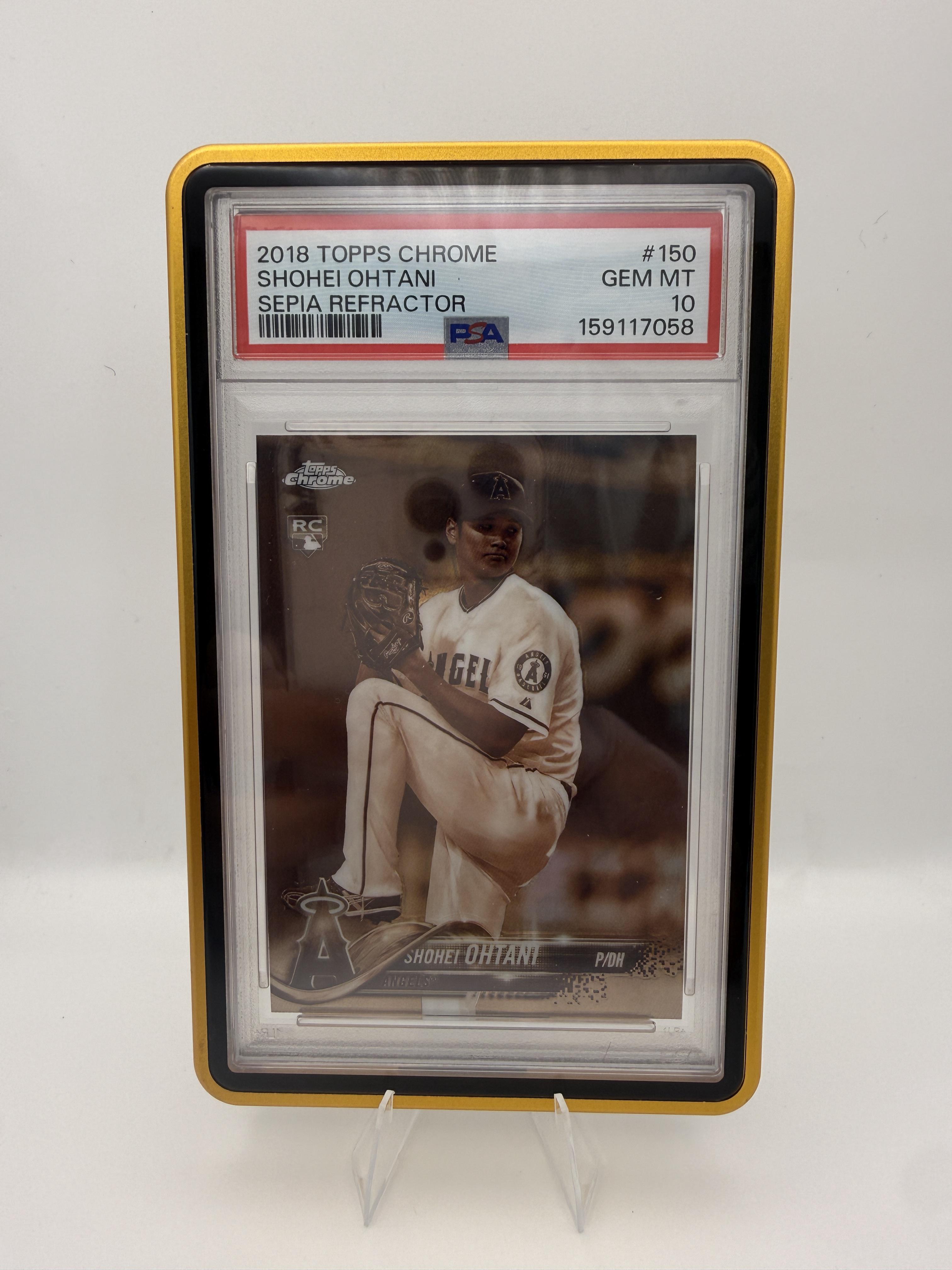 Shohei Ohtani 2018 Topps Chrome #150 Sepia Refractor PSA 10