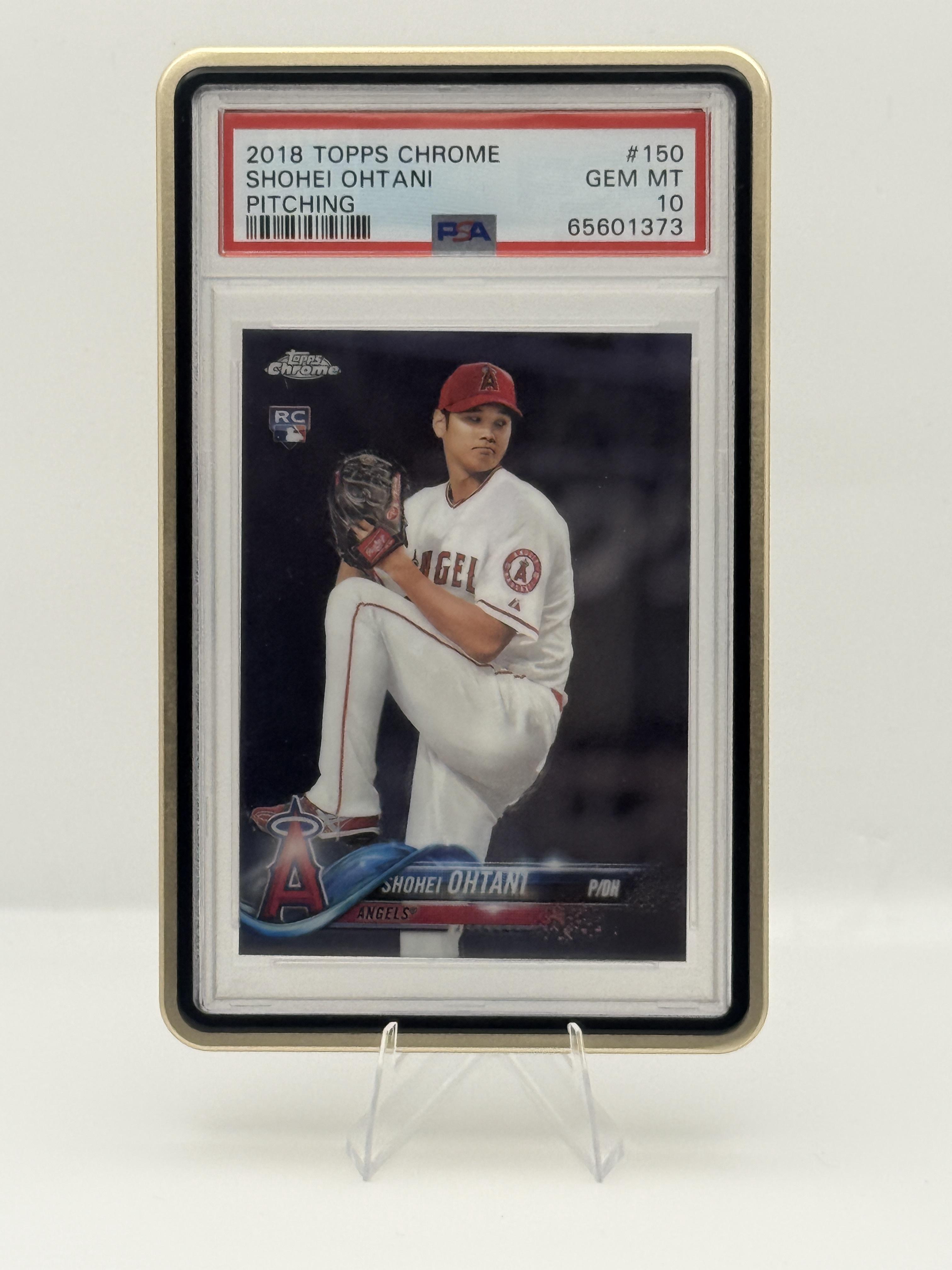 Shohei Ohtani Rookie 2018 Topps Chrome #150 Pitching PSA 10