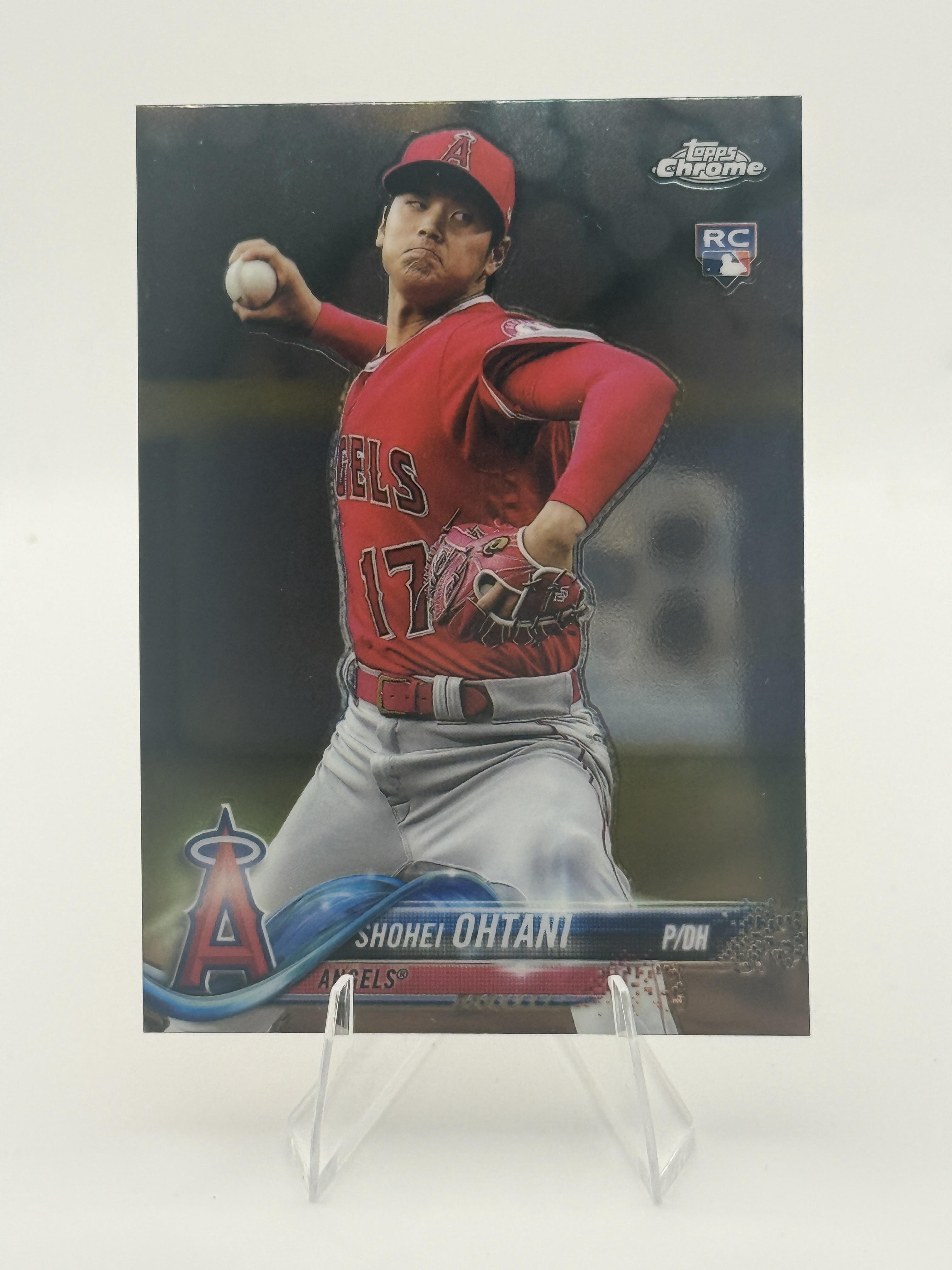 Shohei Ohtani 2018 Rookie Pitching Topps Chrome Update #HMT1  Near Mint