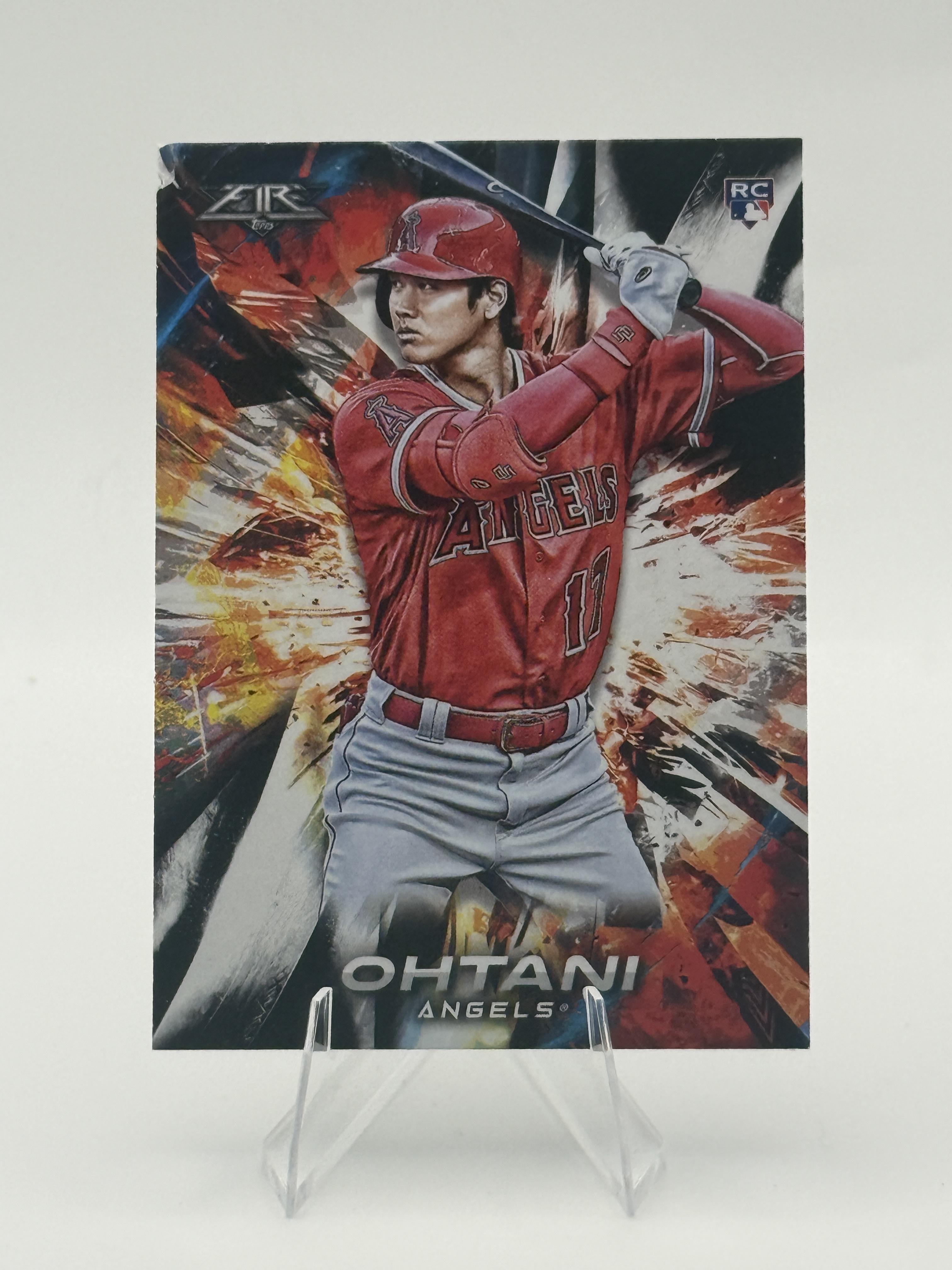 Shohei Ohtani Rookie 2018 Topps Fire #150 Near Mint
