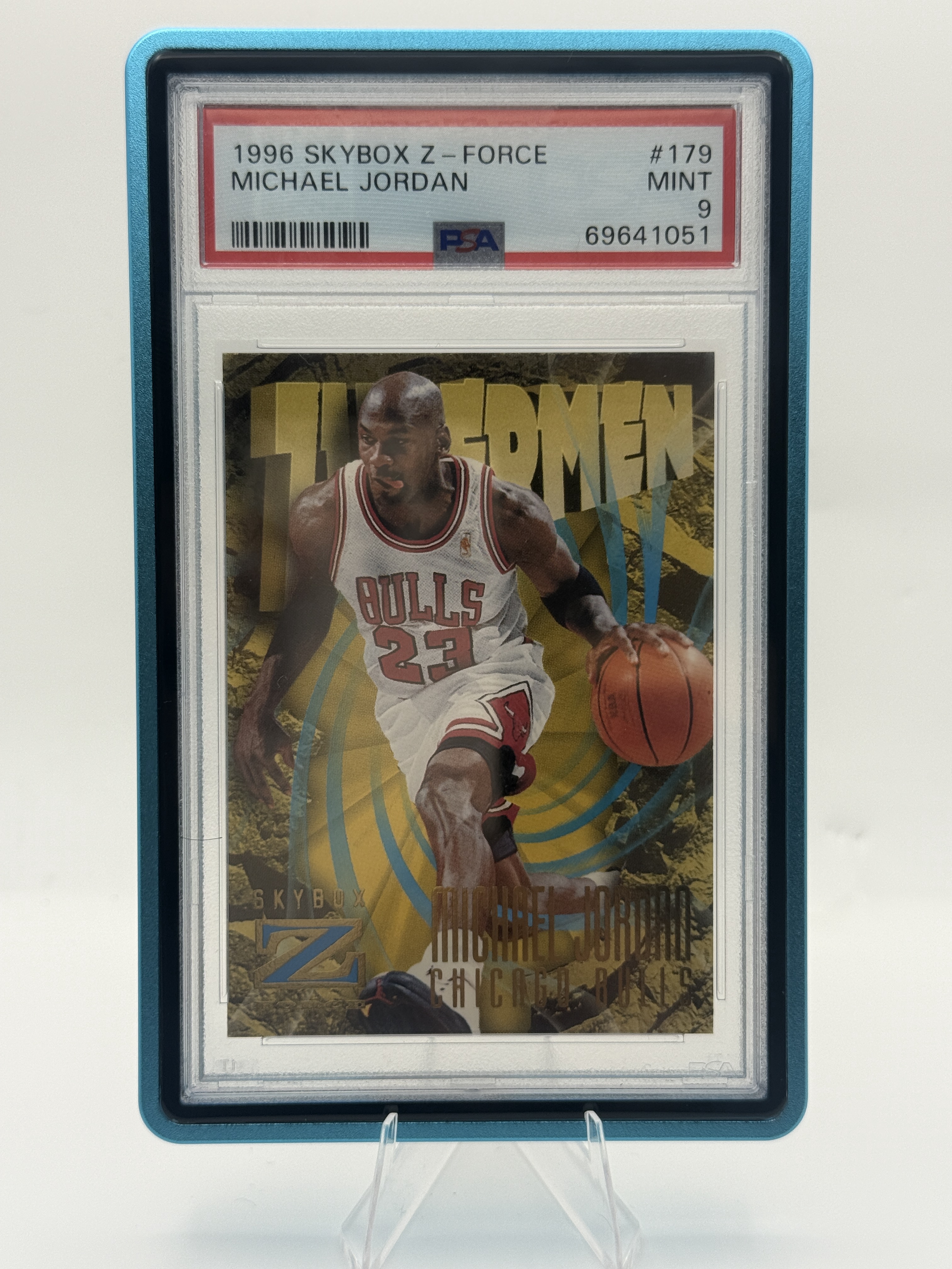 1996 Skybox Z-Force #179 Michael Jordan PSA 9