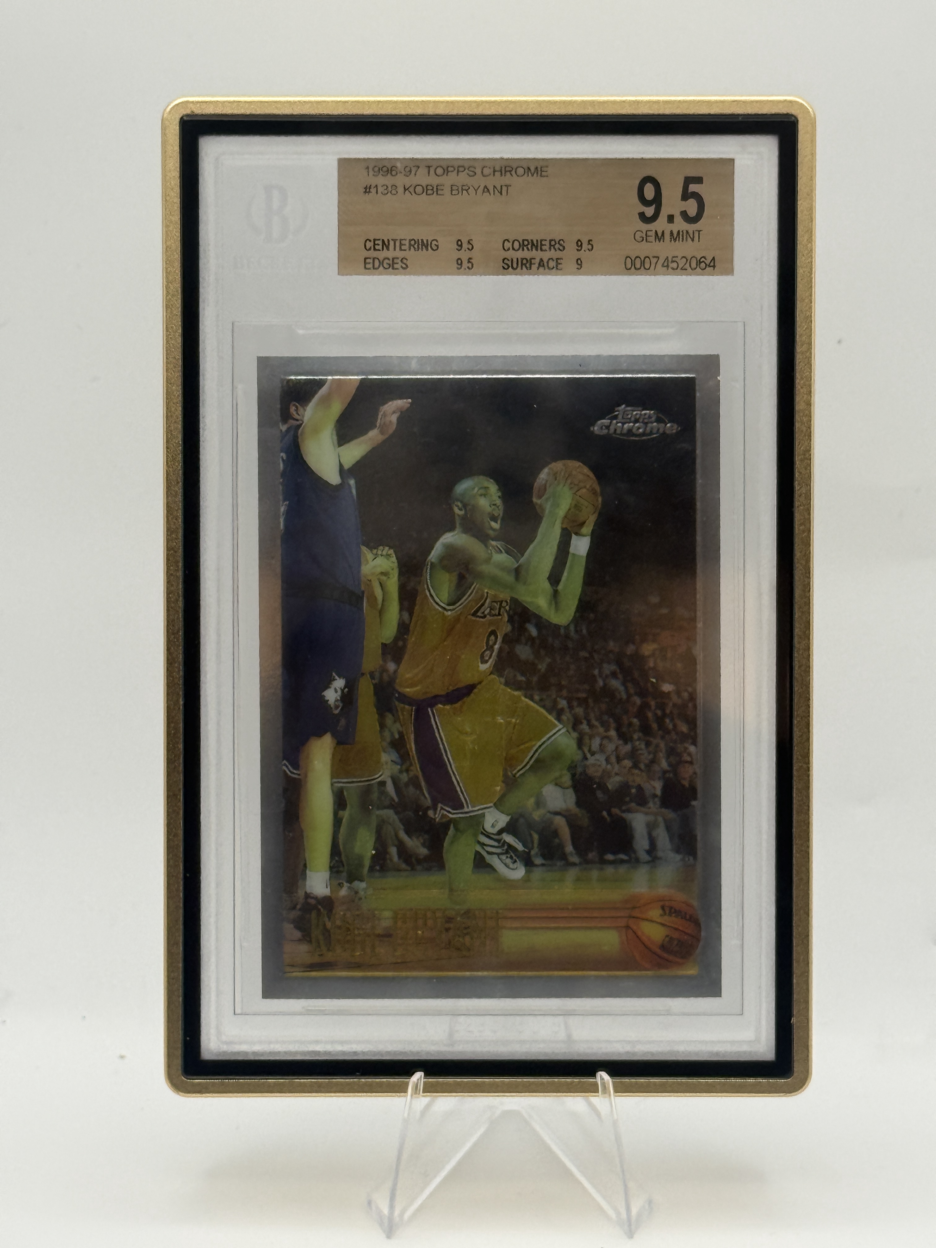 1996-97 Topps Chrome #138 Kobe Bryant BGS 9.5