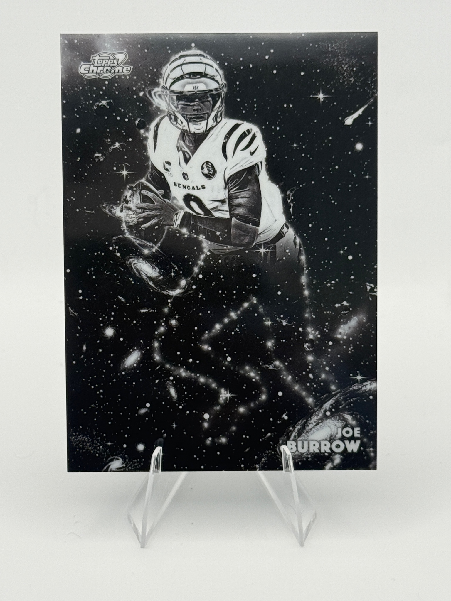2025 Topps Chrome Cosmic #BCV-12 Joe Burrow Constellation Variation Near Mint