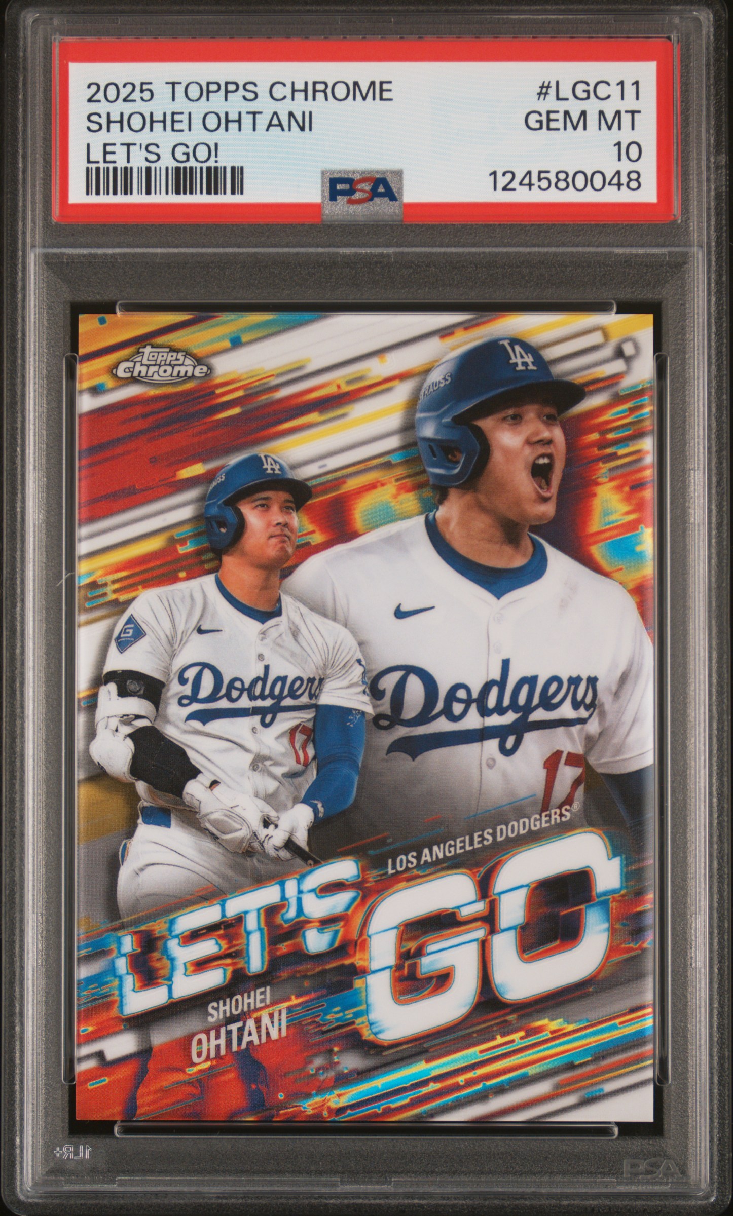 2025 Topps Chrome Let's Go! Lgc11 Shohei Ohtani PSA 10