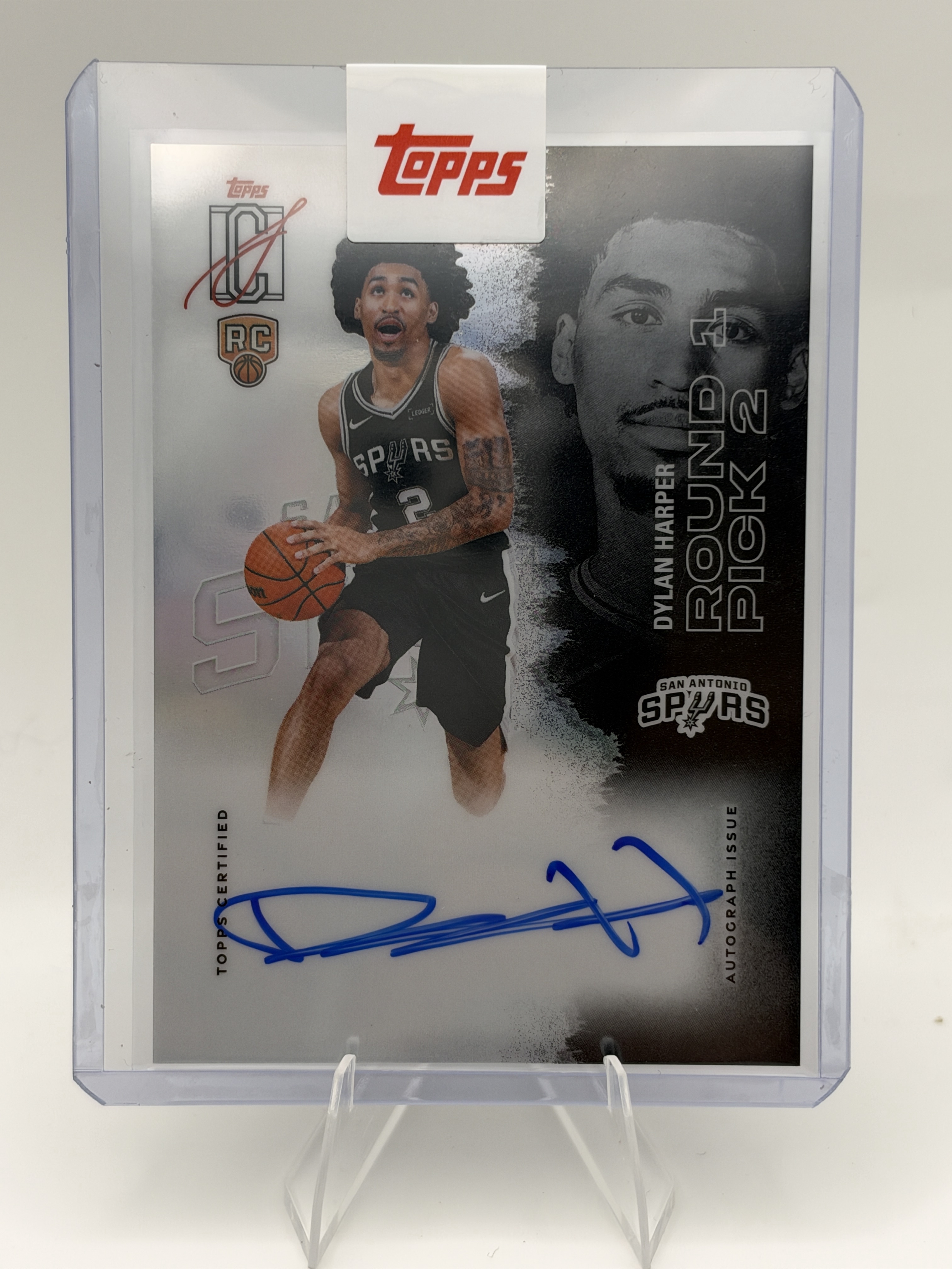 2025-26 Topps Signature Class #RCC-DH Dylan Harper Rookie Chrome Autographs