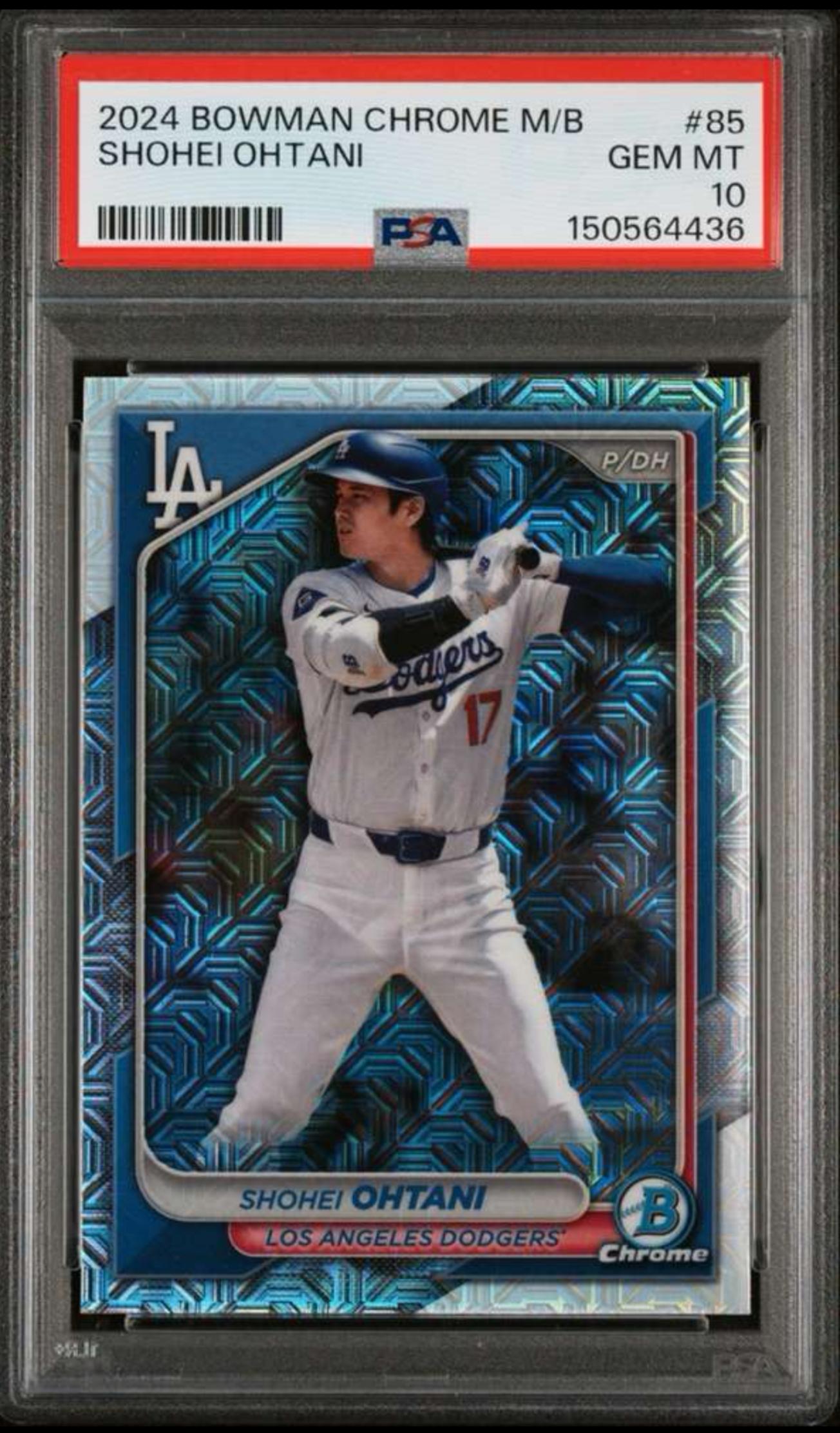 2024 Bowman Chrome Mega Box #85 Shohei Ohtani PSA 10