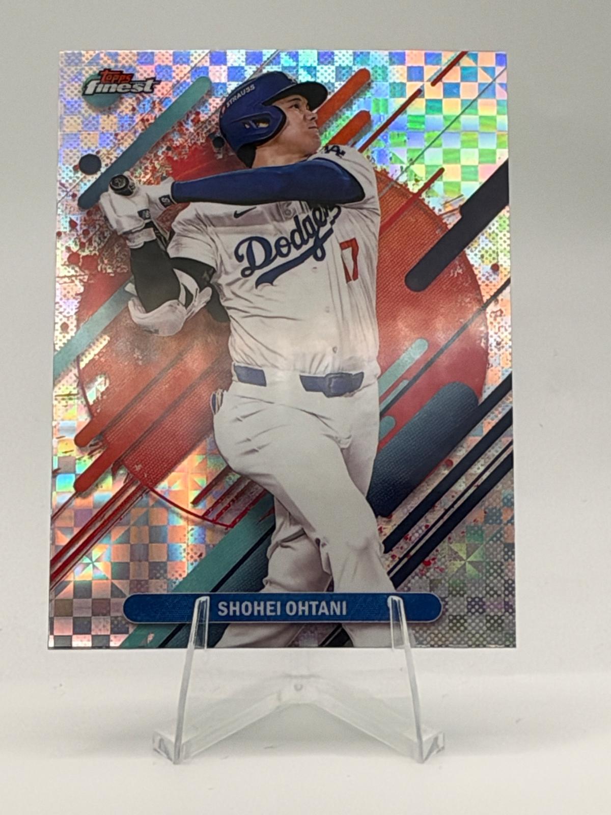 2025 Finest #208 Shohei Ohtani Checkerboard Refractor