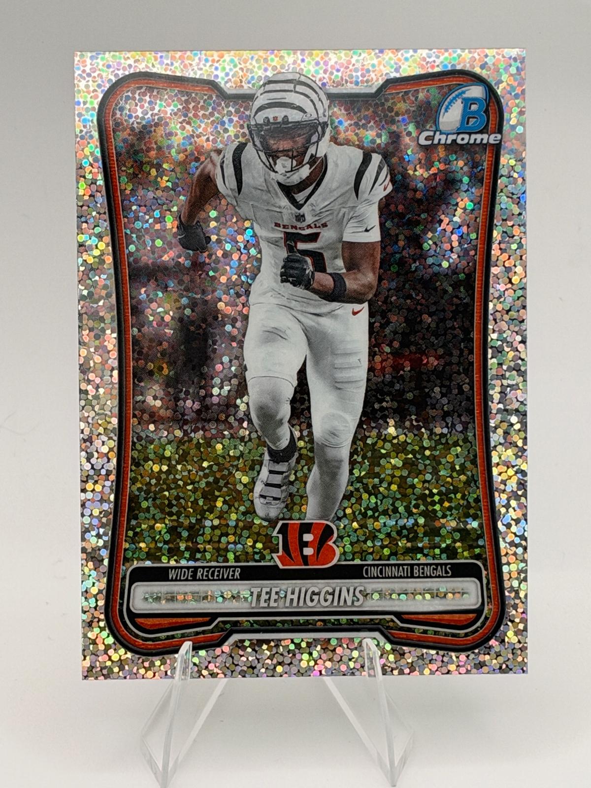 2026 Bowman #BCV-21 Tee Higgins Chrome Speckle