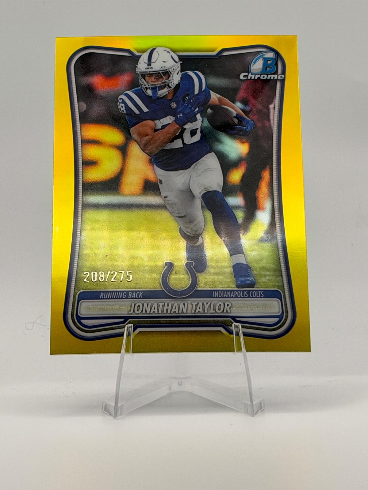 2026 Bowman #45 Jonathan Taylor Yellow #/275