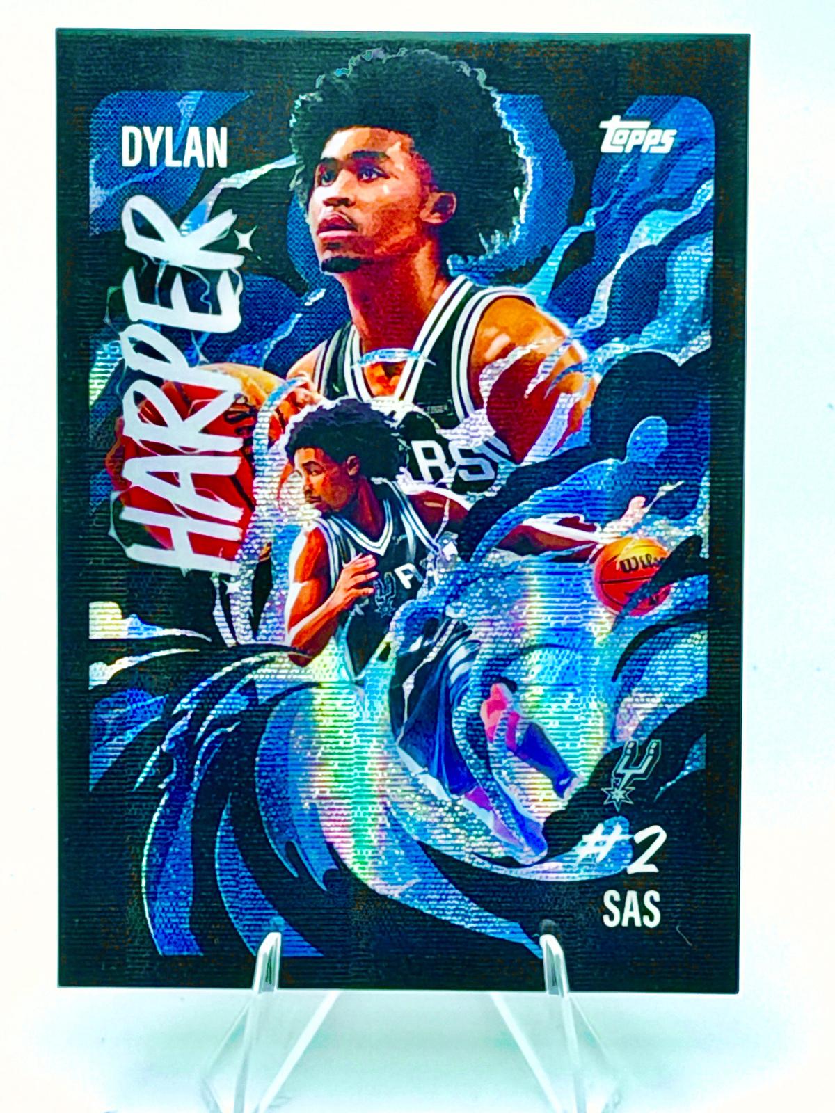 2025-26 Topps Chrome #UV-12 Dylan Harper Ultra Violet All-Stars