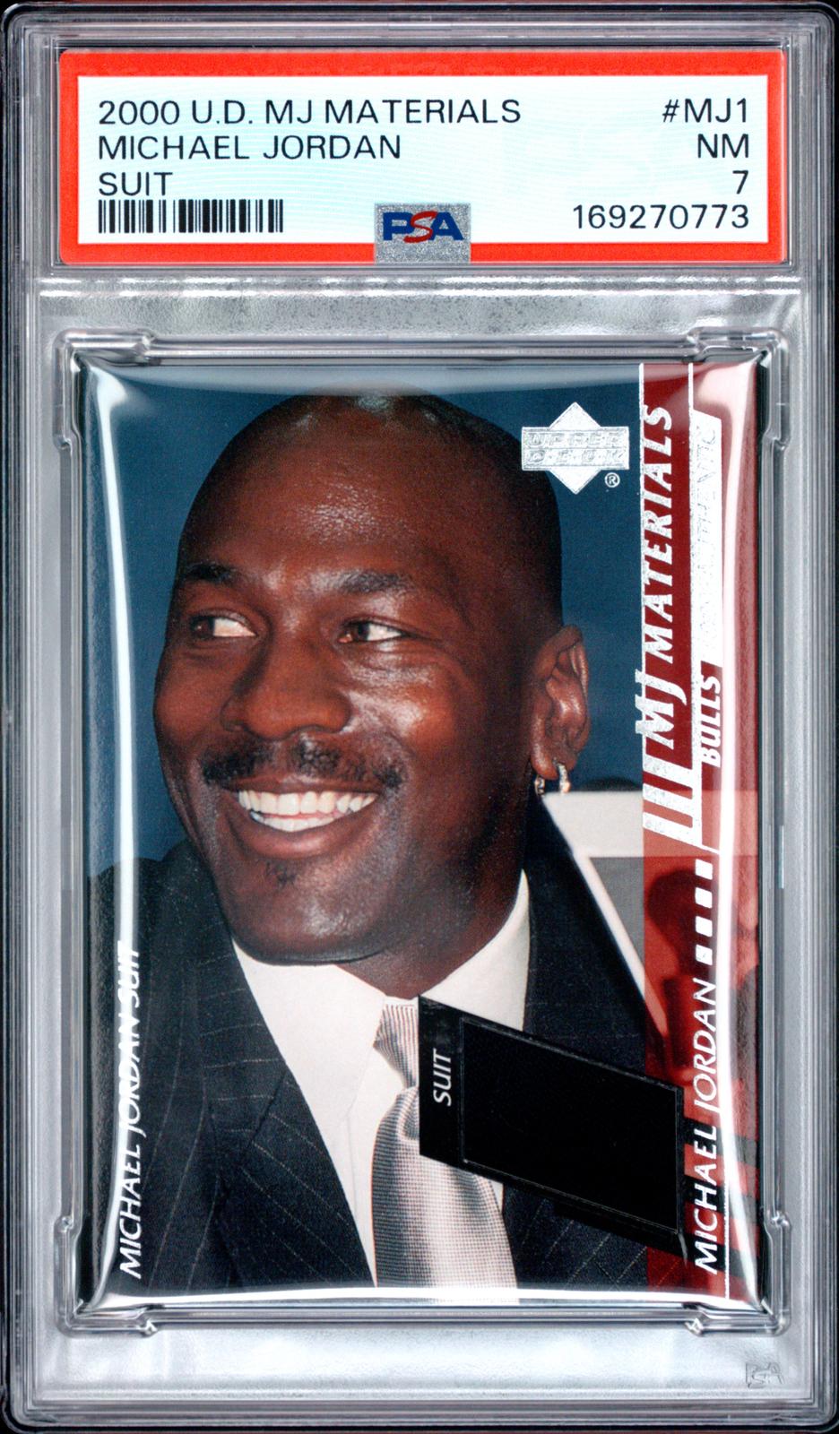 2000 Upper Deck Mj Materials #MJ1 Michael Jordan Suit PSA 7