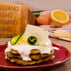 Galettes Parmesan pommes de terre et courgettes