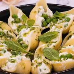 Conchiglioni Feta Petit pois
