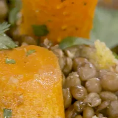 Salade de lentilles par Laurent Mariotte