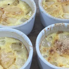 Petits flans faciles et rapides aux poires