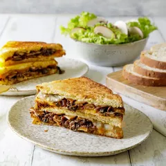 Croque-Monsieur aux champignons
