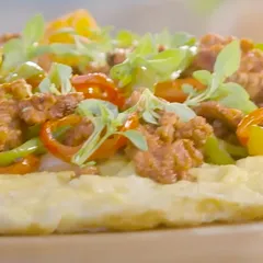 Omelette merguez