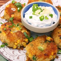 Galettes de thon au cheddar