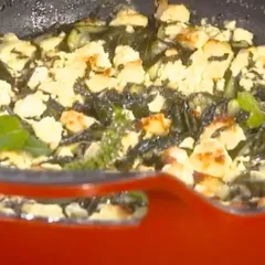 Gratin de courgettes, menthe et feta