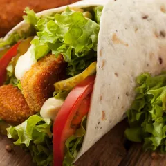 Wrap au chèvre croustillant