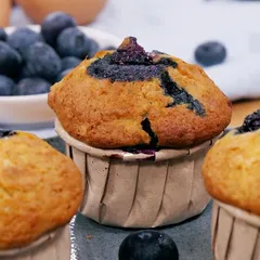 Muffins aux myrtilles