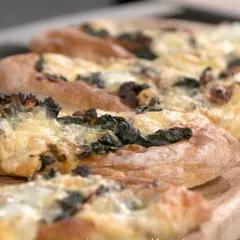 Pide épinards fourme de Montbrison