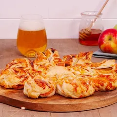 Galette des rois salée façon couronne
