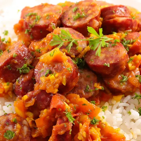 Rougail saucisses traditionnel
